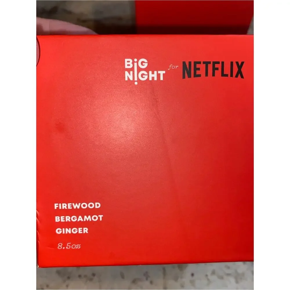NEW in box BIG NIGHT for Netflix Candle
